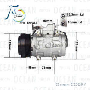 10P15C Air Conditioner Compressor For M.Benz S-Class W140-300SE^300SEL(3.2L)