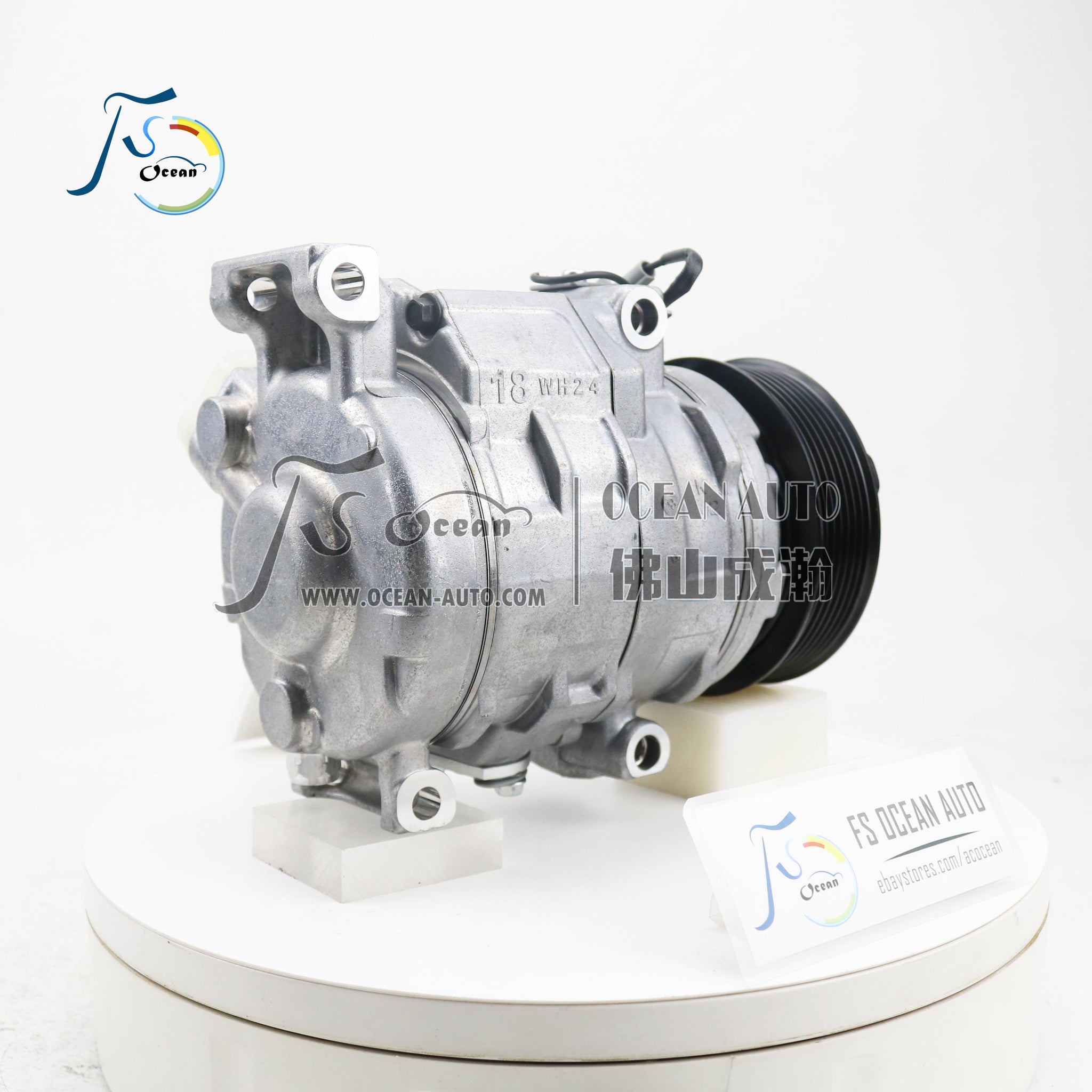 10S17C AC Compressor For Toyota Land Cruiser FZJ7,GRJ7,HZJ7,VDJ7